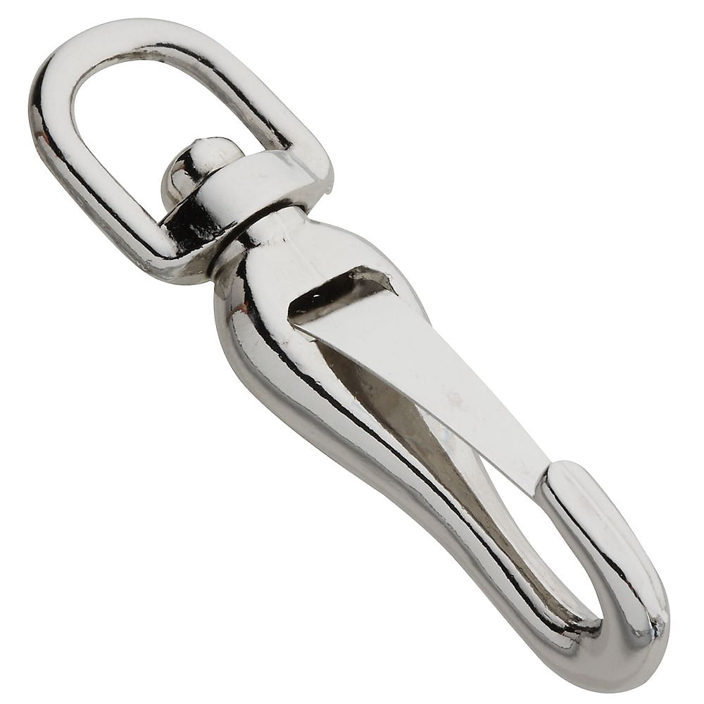 National Hardware 3051BC Series N222-737 Spring Snap, 35 lb Working Load, Zinc, Nickel