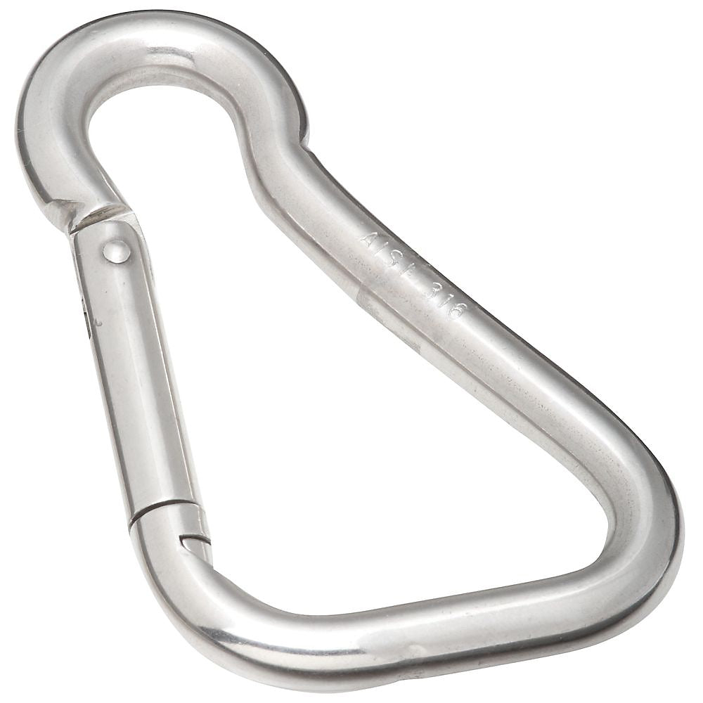 National Hardware 3166BC Series N262-428 Spring Snap, 1100 lb Working Load, Stainless Steel, Zinc