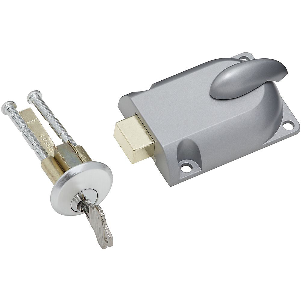 National Hardware V7651 Series N280-784 Deadbolt Lock, 2 in L Shaft, Steel