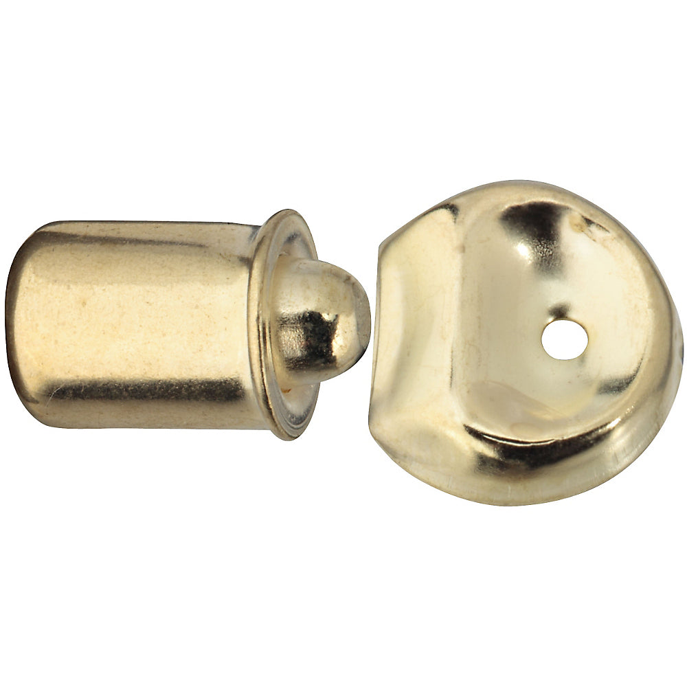 National Hardware V1845 Series N219-055 Bullet Catch, Steel, Brass