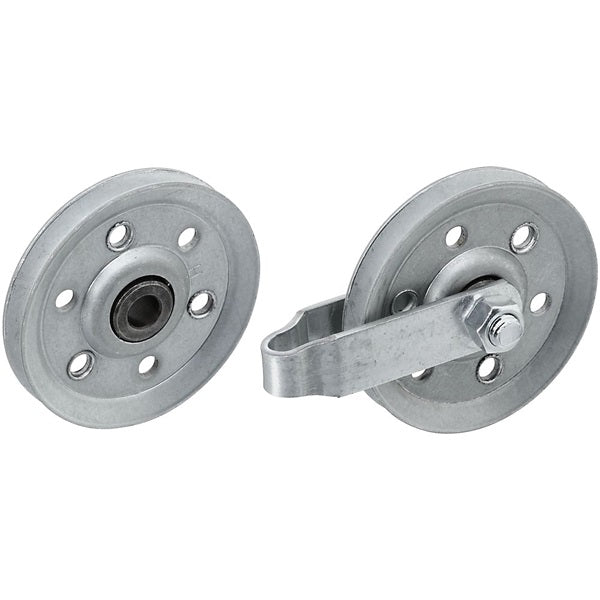 National Hardware V7634 Series N280-578 Door Pulley, 3 in Dia, Galvanized Steel