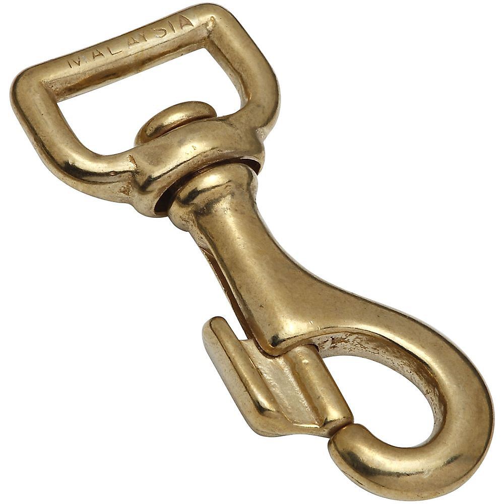 National Hardware 3176BC Series N258-632 Bolt Snap, 165 lb Working Load, Solid Bronze
