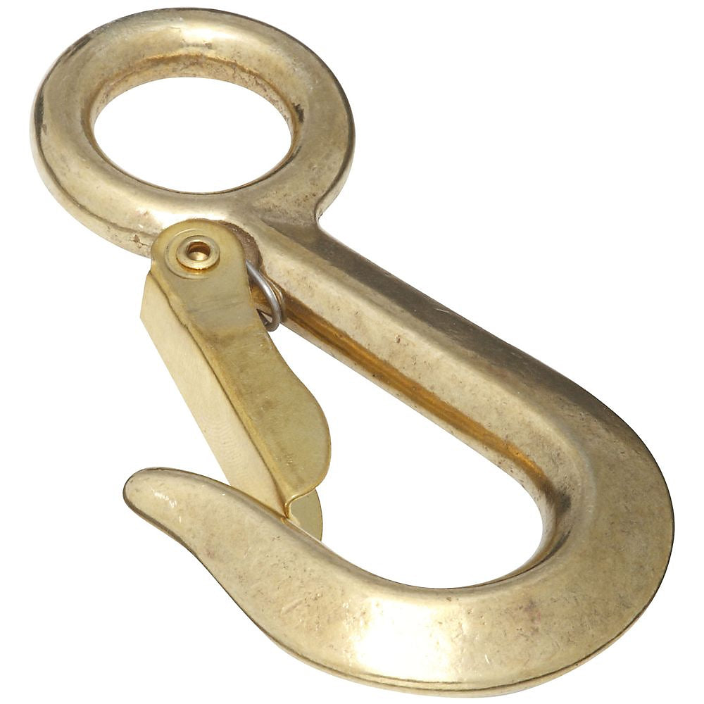 National Hardware 3190BC Series N258-665 Rigid Eye Snap, 255 lb Working Load, Bronze