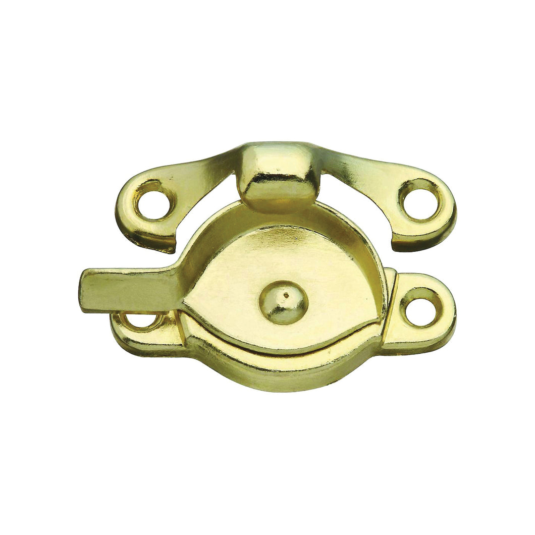 National Hardware SPB600 Series N171-546 Sash Lock, Zinc, Antique Brass