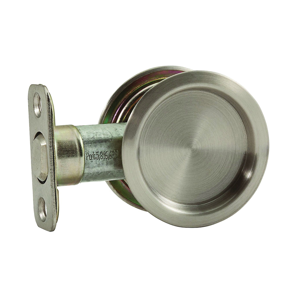 National Hardware V1952 Series N350-322 Pocket Door Pull, Steel, Satin Nickel