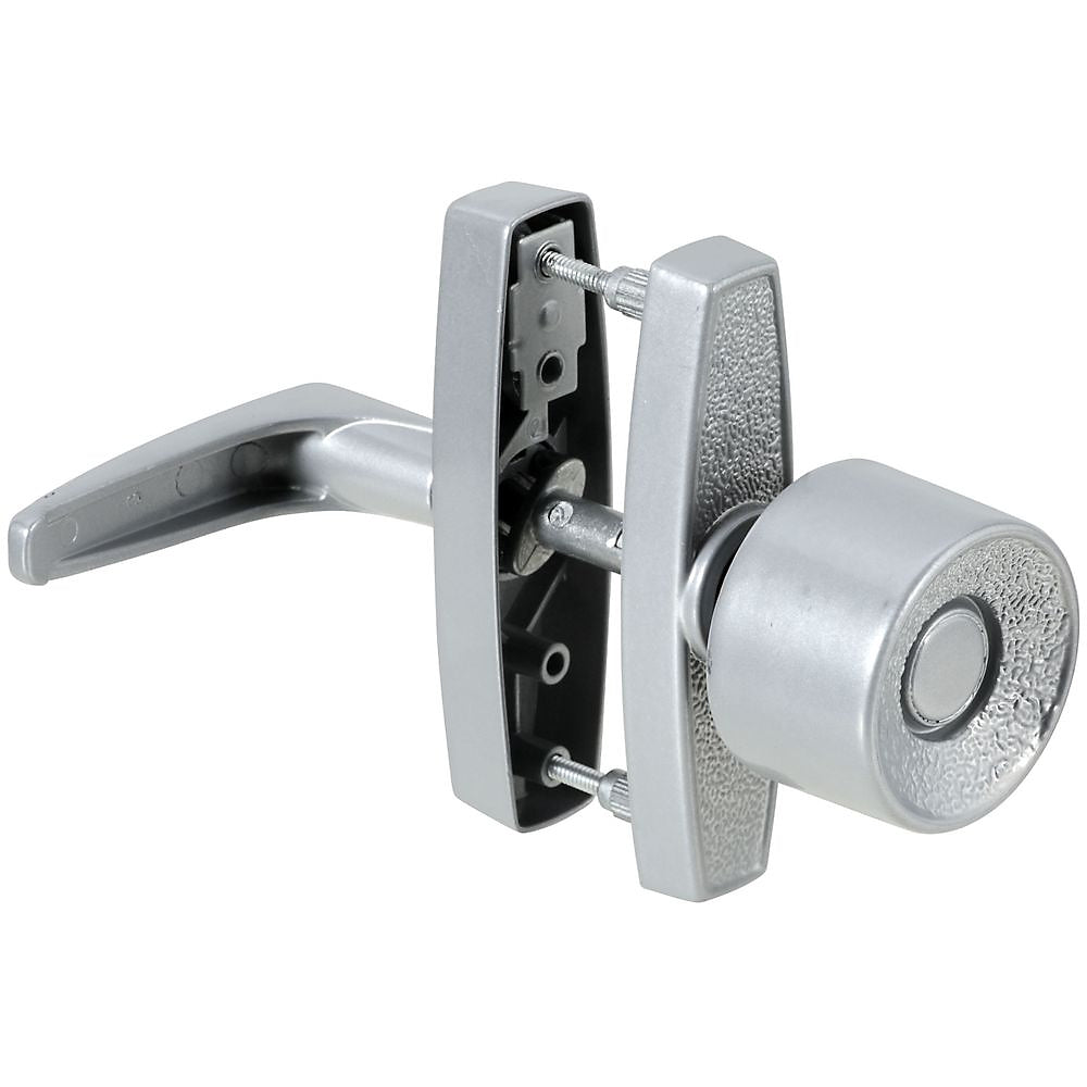 National Hardware V1307 Series N178-814 Knob Latch, Zinc, 5/8 to 1-3/8 in Thick Door