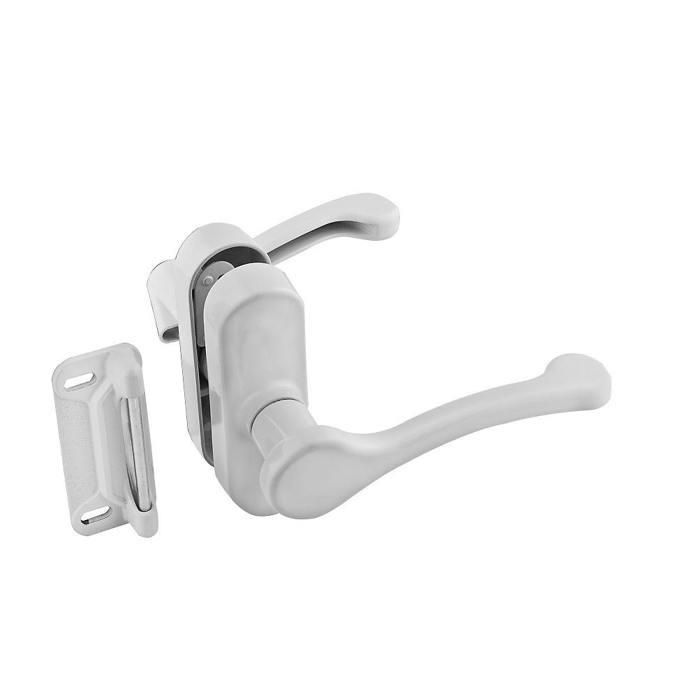 National Hardware V1320 Series N262-196 Lever Latch, Zinc, 3/4 to 2 in Thick Door, For: Wood/Metal Screen, Storm Doors