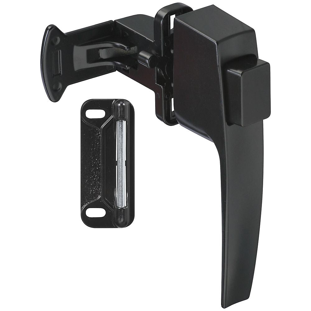 National Hardware V1326 Series N178-392 Pushbutton Latch, Zinc, 5/8 to 2 in Thick Door