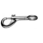 BARON 125-5/8 Bolt Snap, Zinc-Aluminum Alloy, Nickel