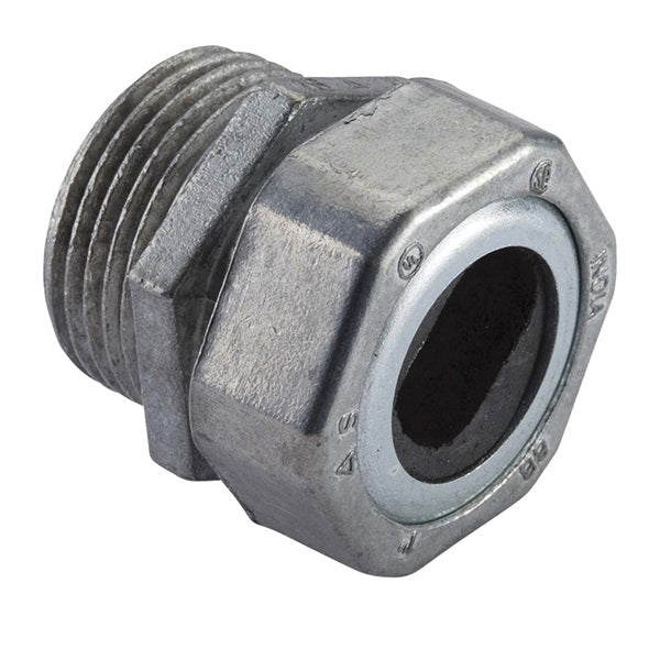 Halex 10420 Watertight Connector, Compression, Zinc