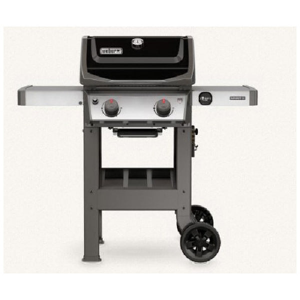 Weber SPIRIT II E-210, 44010001 Gas Grill, Liquid Propane, 2 -Burner, fold down left side, Black