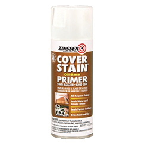 ZINSSER Cover Stain 3609 Oil-Base Primer, White, 16 oz