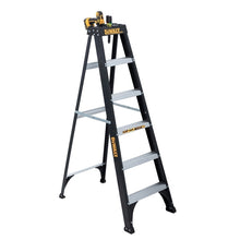 Load image into Gallery viewer, DeWALT by Louisville DXL3110 Series DXL3110-08 Step Ladder, 8 ft H, Type I Duty Rating, Fiberglass, 250 lb
