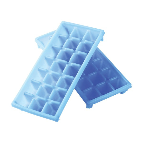 CAMCO 44100 Ice Cube Tray, Blue, 9 in L, 4 in W, 2 in H