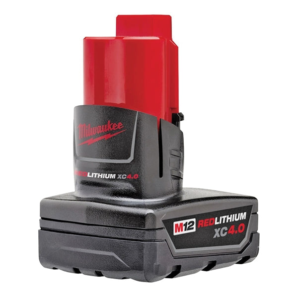 Milwaukee 48-11-2440 Rechargeable Battery Pack, 12 V Battery, 4 Ah