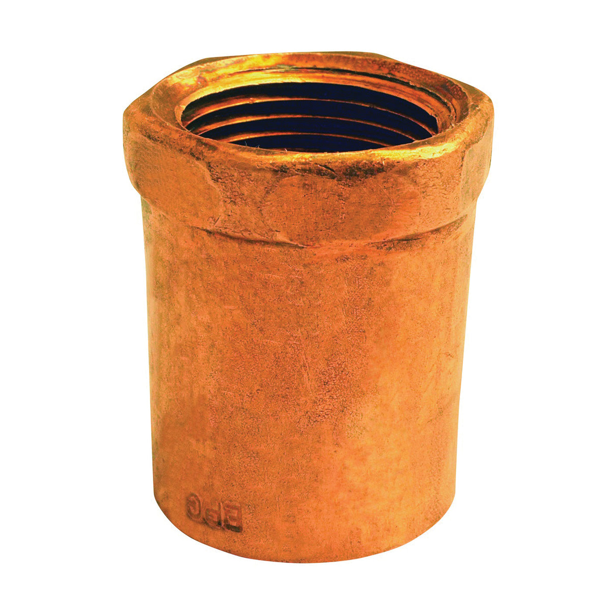 EPC 103R Series 30136 Reducing Pipe Adapter, 1/2 x 3/8 in, Sweat x FNPT, Copper