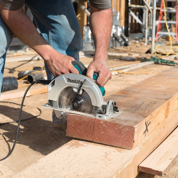Makita HS7600 Circular Saw, 10.5 A, 7-1/4 in Dia Blade, 5/8 in Arbor, 1-5/8 in at 45 deg, 2-1/2 in at 90 deg D Cutting