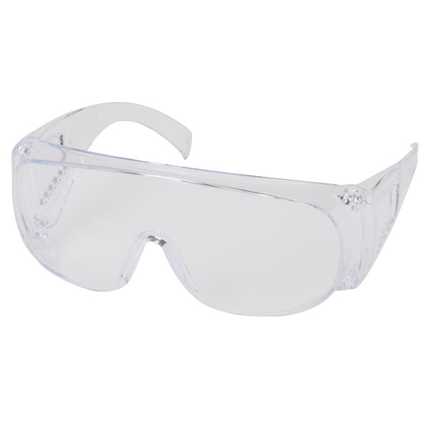 SAFETY WORKS 817691 Over-the-Glass Safety Glasses, Clear Frame