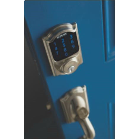 Schlage BE469NX CAM 619 Deadbolt, 1 Grade, Satin Nickel, 2-3/8 x 2-3/4 in Backset, C Keyway