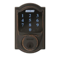 Load image into Gallery viewer, Schlage BE469NX CAM 716 Deadbolt, 1 Grade, Aged Bronze, 2-3/8 x 2-3/4 in Backset, C Keyway, 1-3/8 to 1-3/4 in Thick Door
