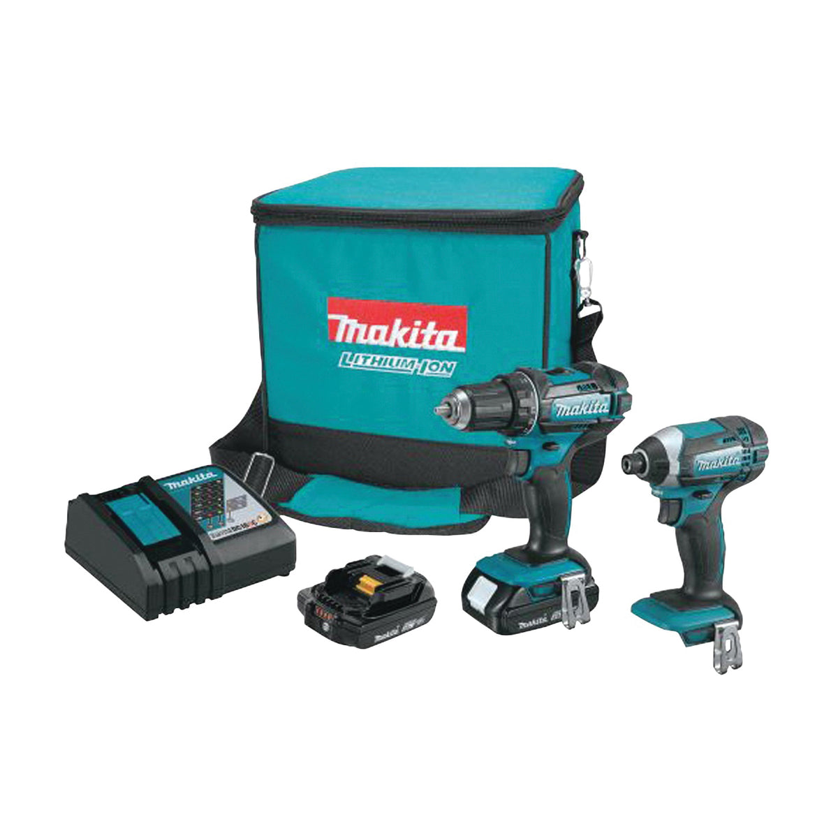 Makita CT225R Combination Kit, Battery Included, 18 V, 2-Tool, Lithium-Ion Battery