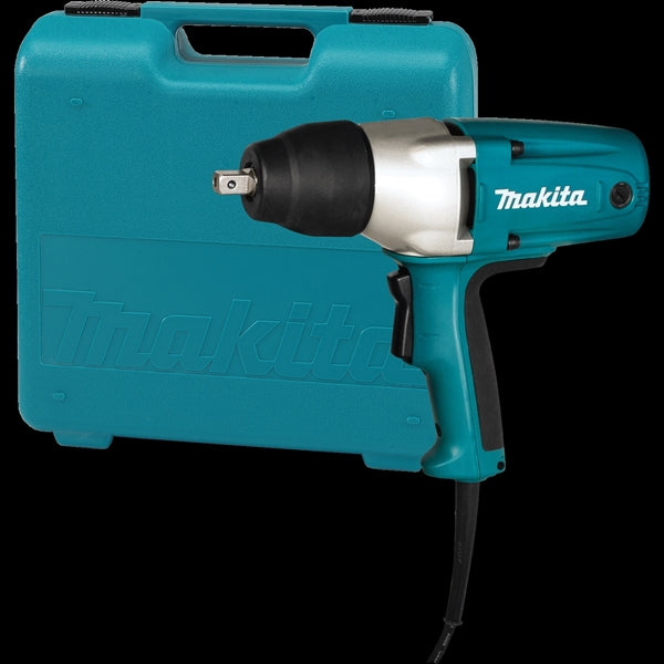 Makita TW0350 Impact Wrench with Detent Pin Anvil, 3.5 A, 1/2 in Drive, Square Drive, 2000 ipm, 8.2 ft L Cord