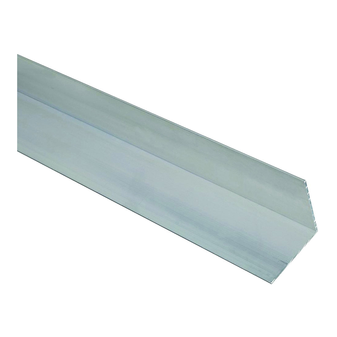 Stanley Hardware 4203BC Series N342-022 Angle Stock, 2 in L Leg, 48 in L, 1/16 in Thick, Aluminum, Mill