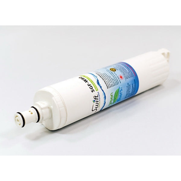 SWIFT GREEN FILTERS SGF-W80 Refrigerator Water Filter, 0.5 gpm, 0.5 um Filter, Coconut Shell Carbon Block Filter Media