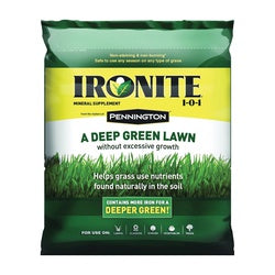 Ironite 100524179 Lawn Fertilizer, 30 lb Bag, Granular, 1-0-1 N-P-K Ratio