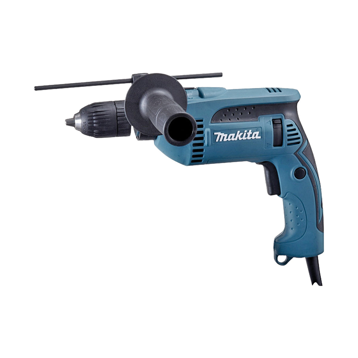 Makita HP1641K Hammer Drill, 6 A, Keyless Chuck, 1/2 in Chuck, 0 to 44,800 bpm, 0 to 2800 rpm Speed