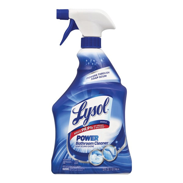 Lysol Island Breeze 1920002699 Bathroom Cleaner, 32 oz Bottle, Liquid, Water White