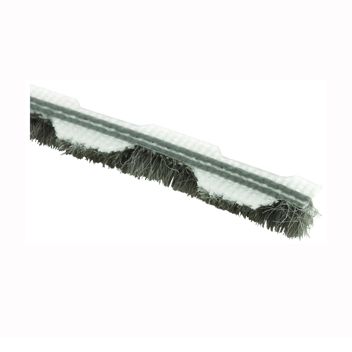 Prime-Line T 8659 Pile Weatherstrip, 1/4 in W, 18 ft L, Synthetic Fabric, Gray