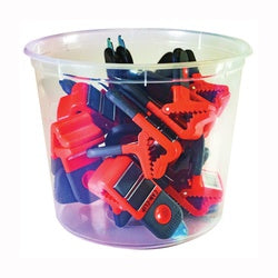 ALLWAY TOOLS CCL15 Can Clip Bucket, 2-in-1, Plastic, Clear