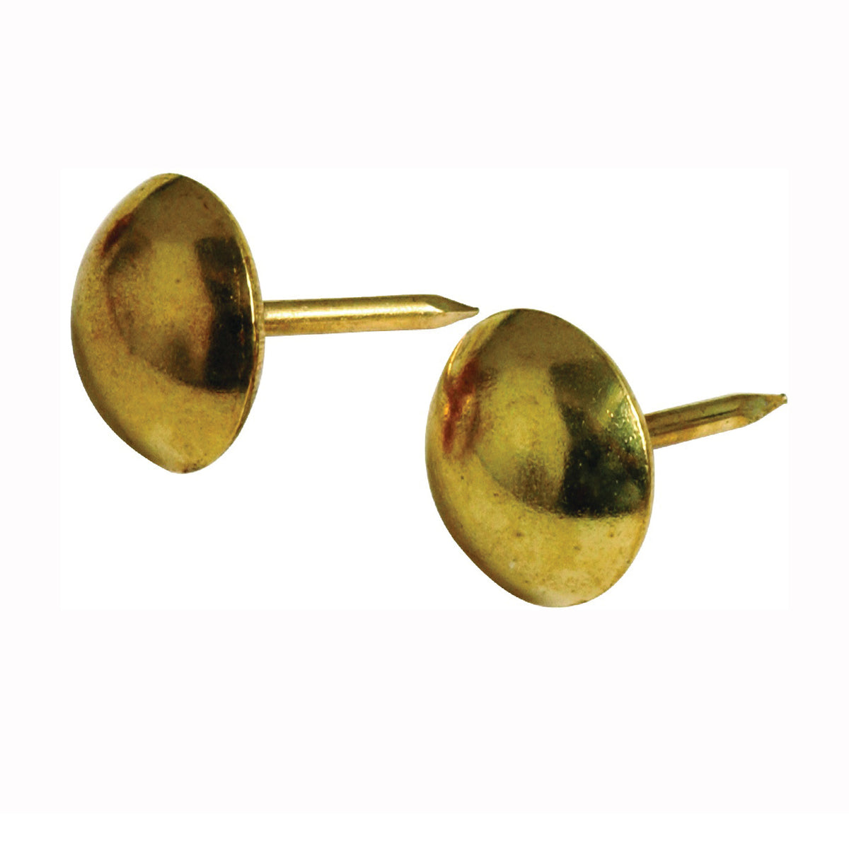 HILLMAN 122682 Furniture Nail, Brass, Round Head