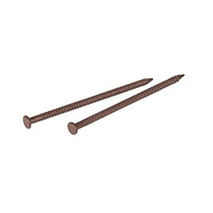 HILLMAN 41798 Panel Nail, 1 in L, Steel, Panel Head, Ring Shank, Walnut, 6 oz