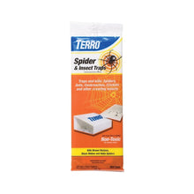 Load image into Gallery viewer, TERRO T3206 Spider and Insect Trap, Solid, Mild, 10 in L Trap, 4 in W Trap, Clear

