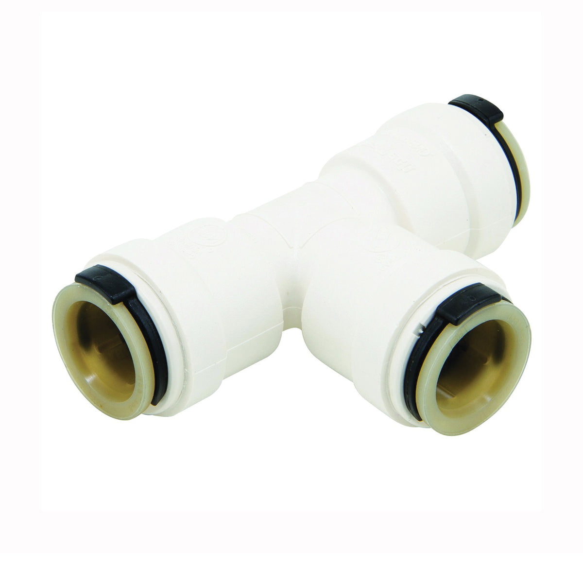 WATTS 3523-18 Union Pipe Tee, 1 in, Sweat, Plastic, White, 100 psi Pressure