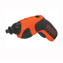 Load image into Gallery viewer, Black+Decker BDCS20C Screwdriver, Battery Included, 4 V, 1.4 Ah, 1/4 in Chuck, Hex Chuck
