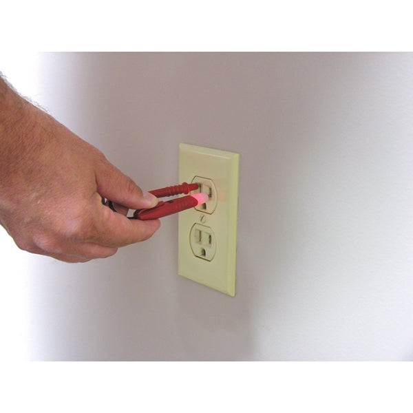 GB GET-3100 Circuit Tester, 80 to 250 VAC/VDC, Neondicator Display, Functions: Voltage, Red