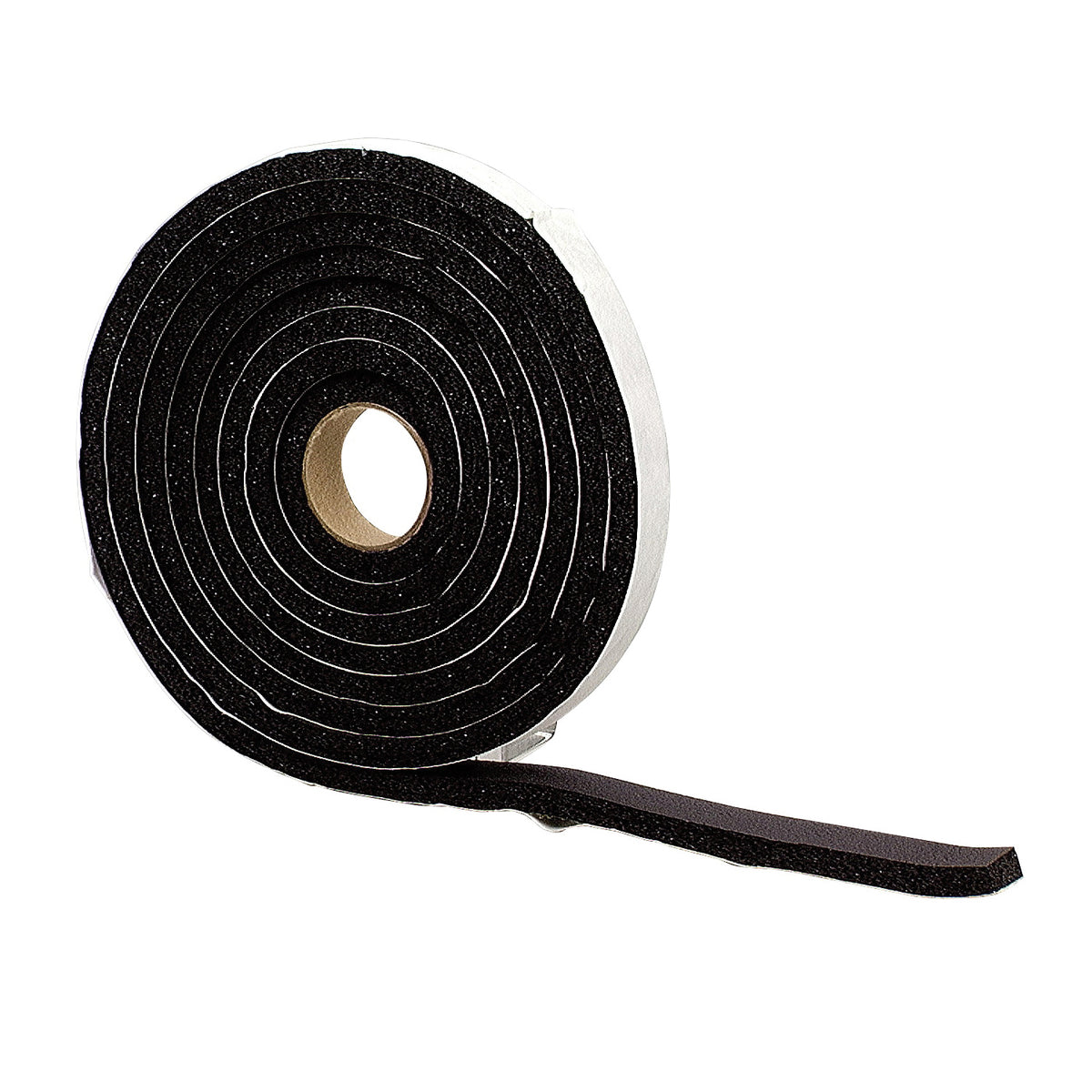 M-D 06593 Premium Weatherstrip Tape, 3/4 in W, 10 ft L, Rubber, Black