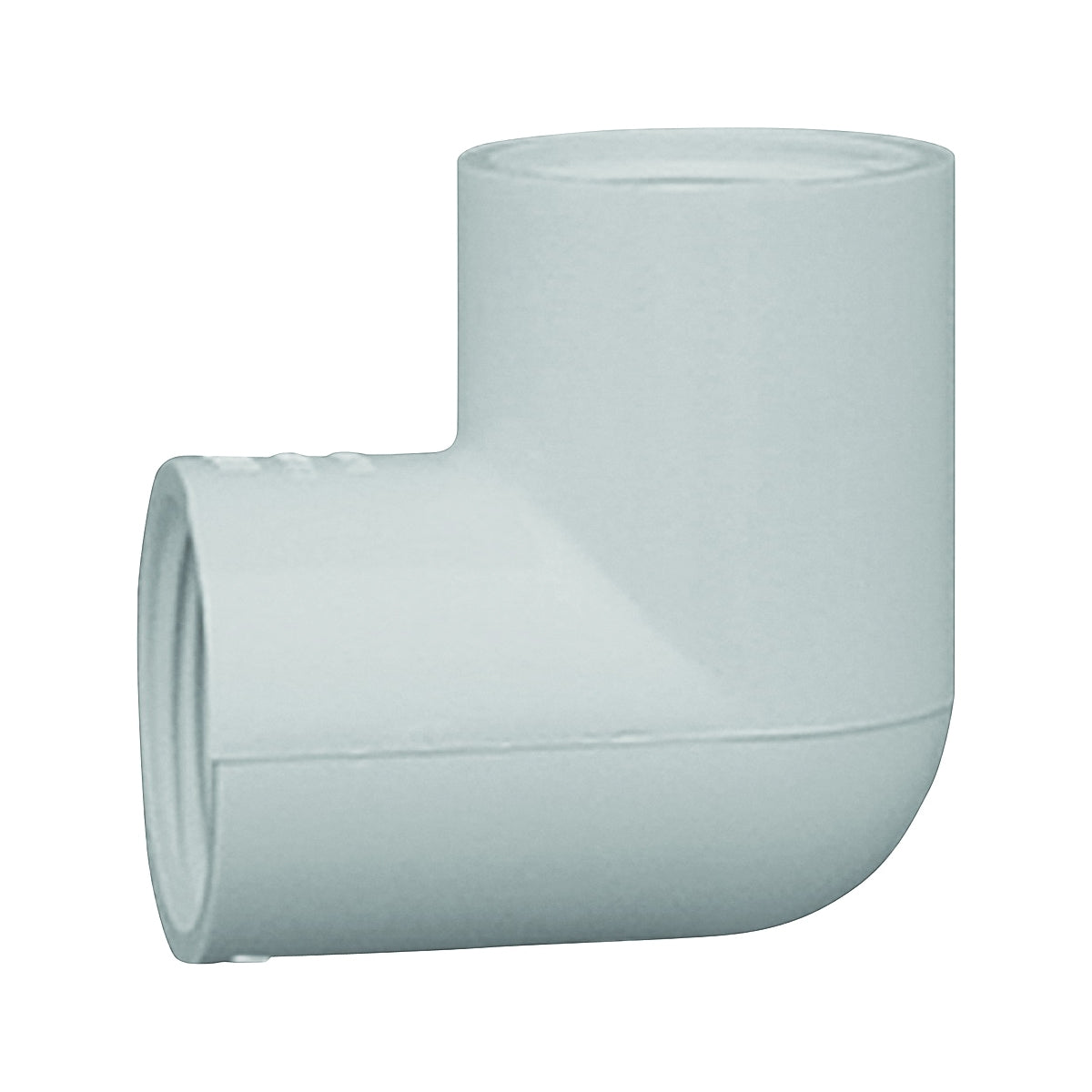 GENOVA 300 Series 33707 Pipe Elbow, 3/4 in, FIP, 90 deg Angle, PVC, White, SCH 40 Schedule