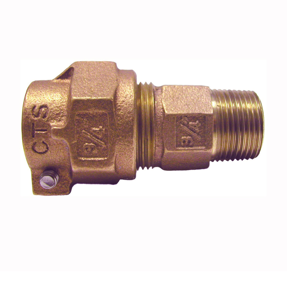 Legend T-4300NL Series 313-209NL Pipe Connector, 3/4 x 1 in, Pack Joint CTS x MNPT, Bronze, 100 psi Pressure