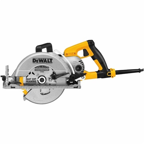 DeWALT DWS535 Circular Saw, 15 A, 7-1/4 in Dia Blade, 5/8 in Arbor, 53 deg Bevel