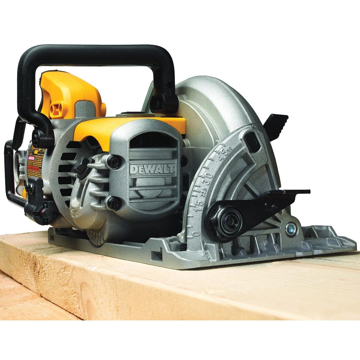 DeWALT DWS535 Circular Saw, 15 A, 7-1/4 in Dia Blade, 5/8 in Arbor, 53 deg Bevel