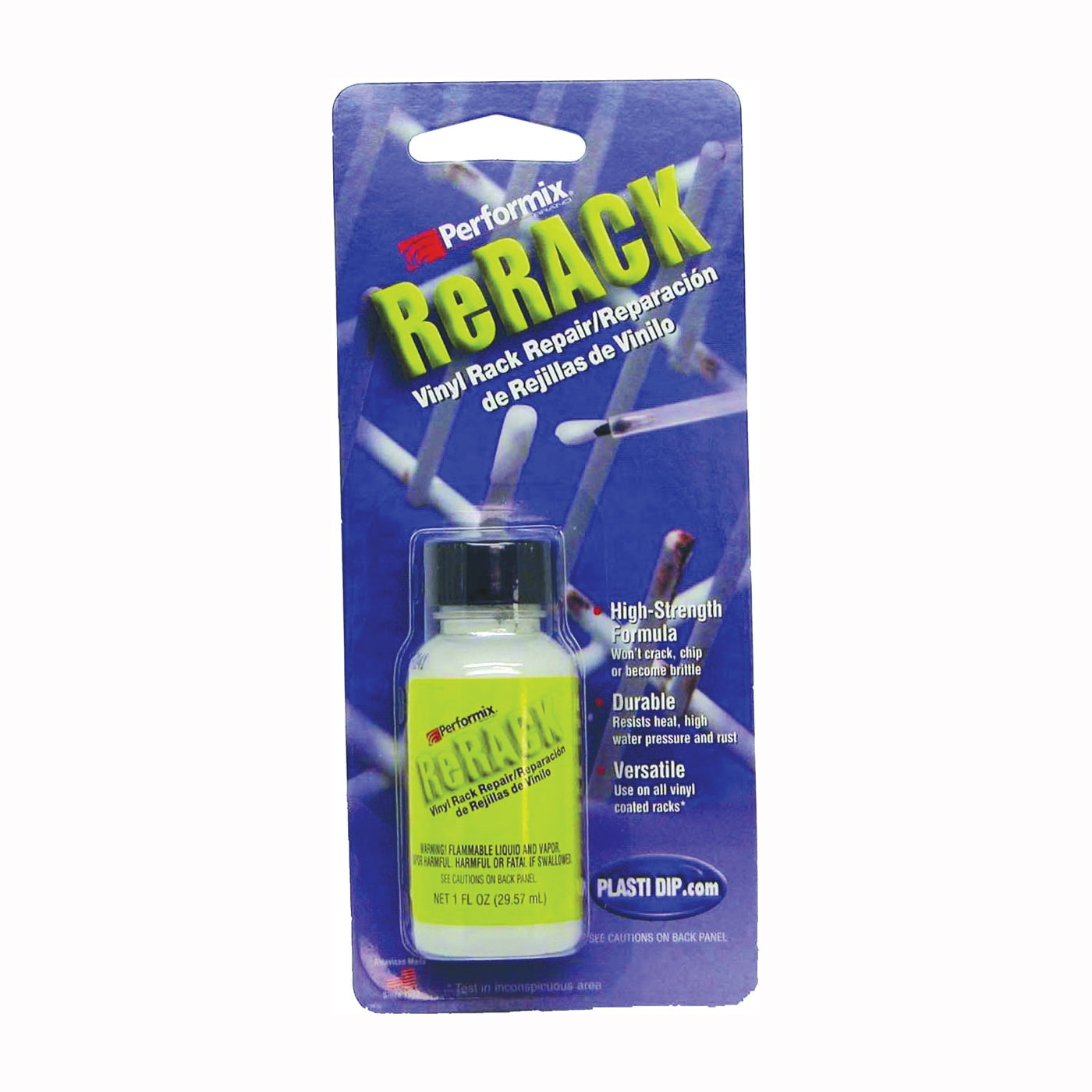 Plasti Dip ReRACK 630076 Rack Repair Coating White, Rubberized, White, 1 oz, Bottle