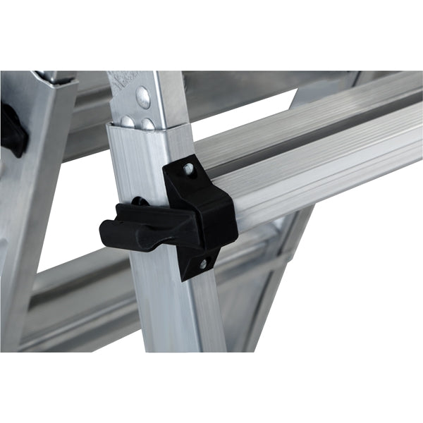 Louisville L-2098-22 Multi-Purpose Ladder, 11 to 19 ft Max Reach H, 20-Step, Type IA Duty Rating, Aluminum