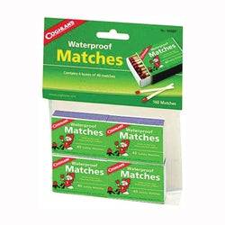 COGHLAN&#39;S 940BP Waterproof Matches, 40-Stick, Wood Stick