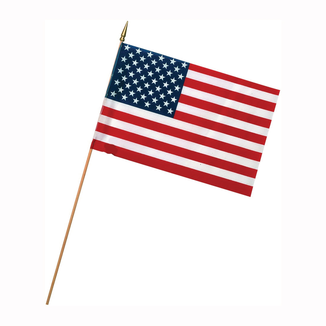 Valley Forge USE8D USA Stick Flag Display, Polycotton