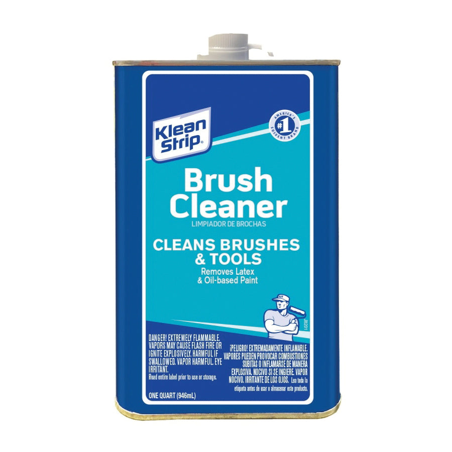 Klean Strip QBC12C Brush Cleaner, Liquid, 1 qt, Can