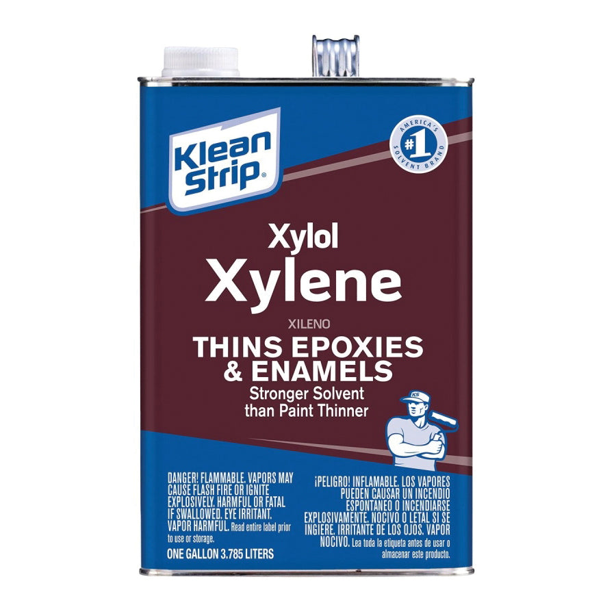 Klean Strip GXY24 Xylene Thinner, Liquid, Pungent Aromatic, Sweet, 1 gal, Can